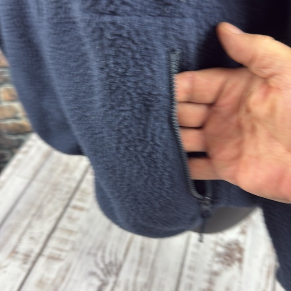 J. Crew blue jacket with hood Size L - Picture 5 of 9